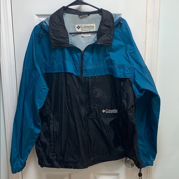 Columbia Jackets & Blazers - Teal/black Columbia water resistant shell